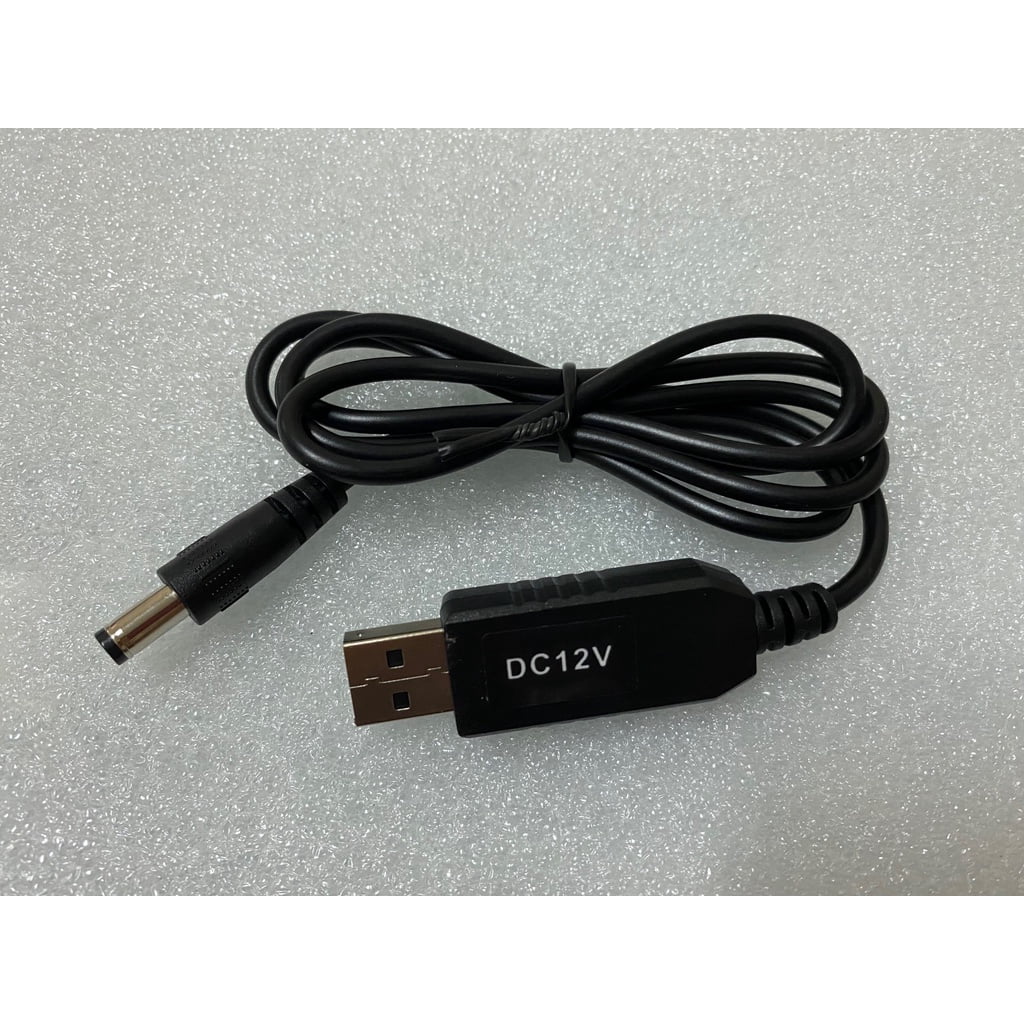 สาย USB  5V to 9V,12V  5.5x2.1 mm  USB STEP UP สาย USB พัดลม ,สาย USB กล้องวงจรปิด สายไฟพัดลมมือถือ adapter 5v to 12v